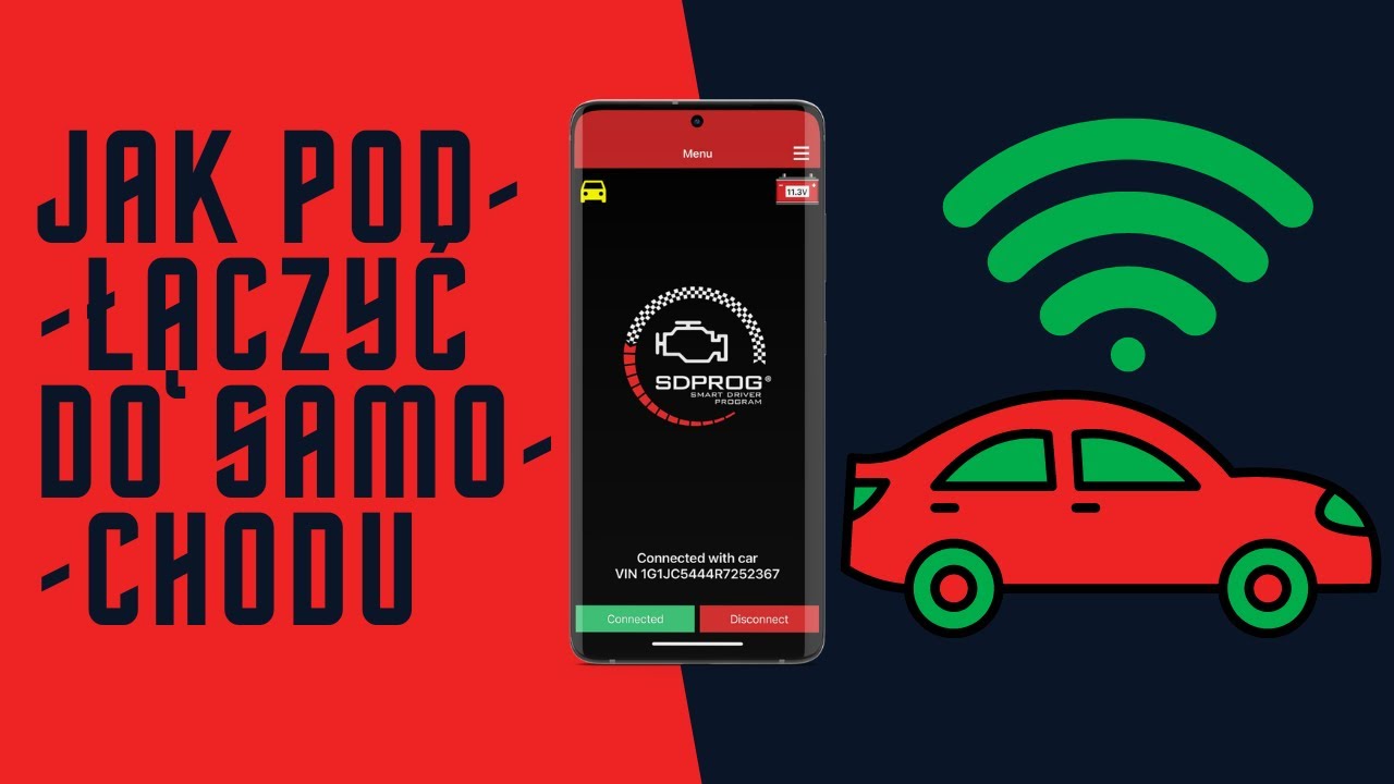 Jak podłączyć interfejs i uruchomić program w samochodzie (Wi-Fi) - SDPROG