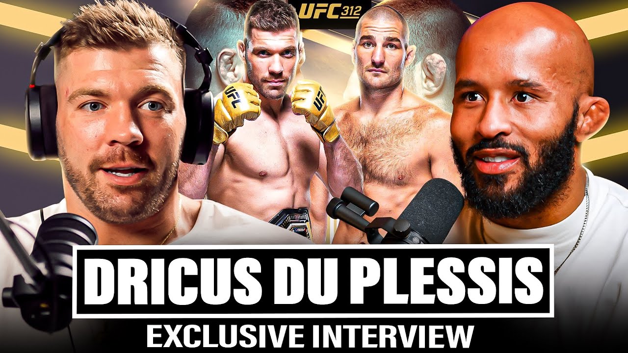 DRICUS DU PLESSIS on SEAN STRICKLAND REMATCH, KHAMZAT CHIMAEV | EXCLUSIVE INTERVIEW!