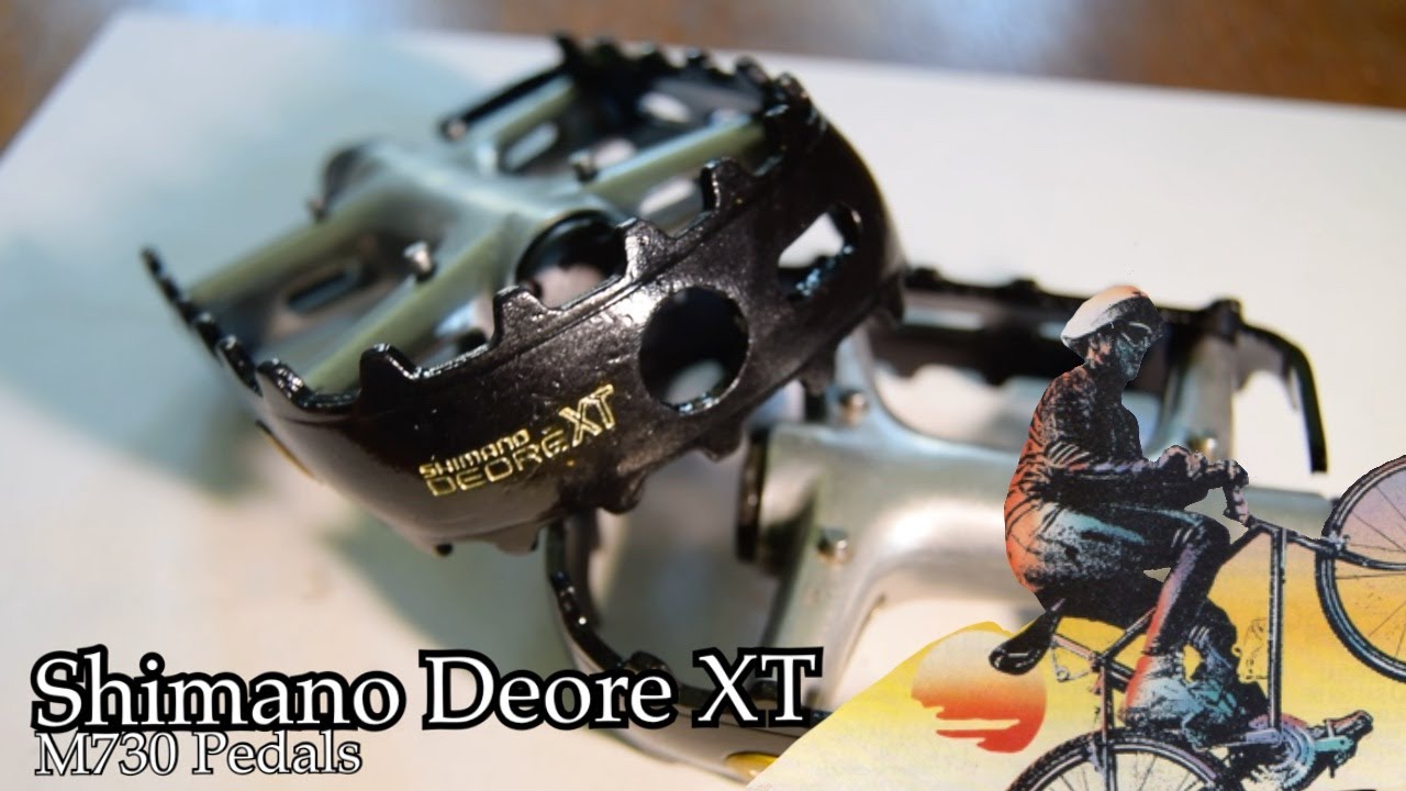 *Gold edition* Shimao DEORE XT M730 pedales: Rebuild and restored