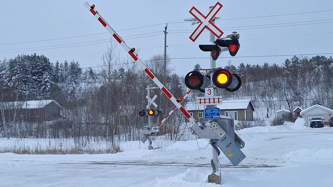 That One Lone Car In The Middle... Railroad Crossing | Chisholm Street, Romford, ON
