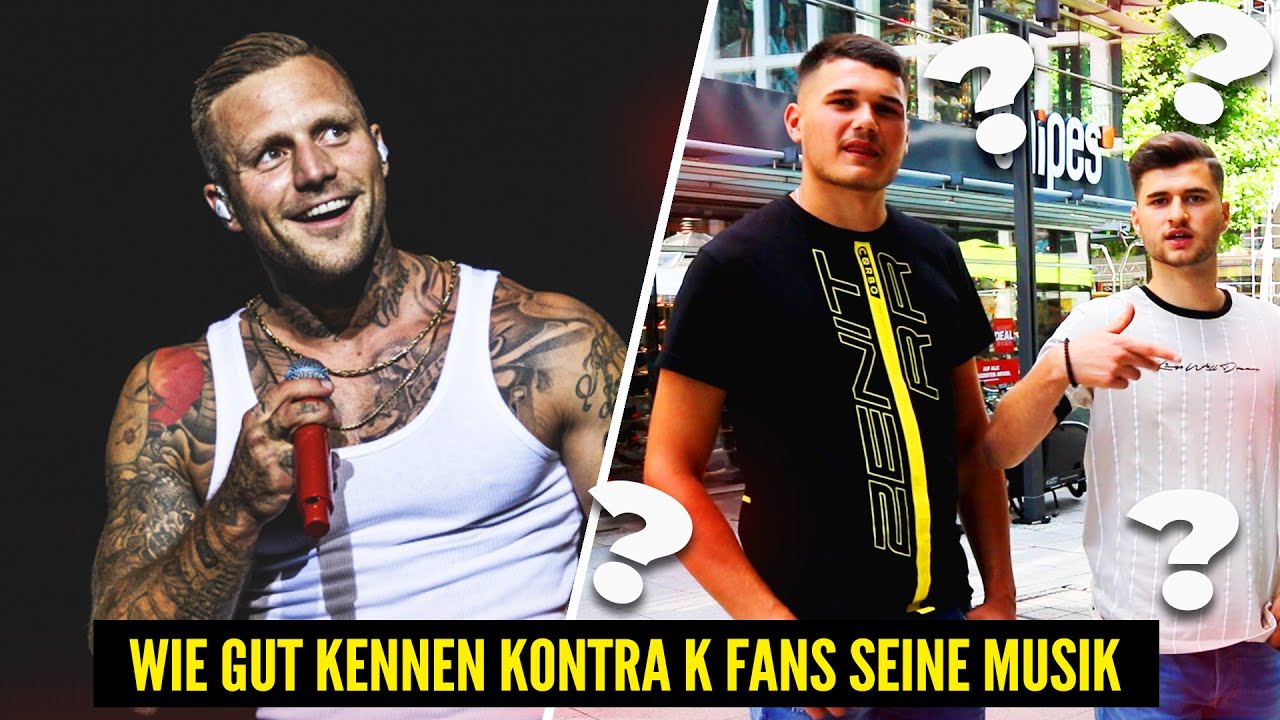 WIE GUT KENNEN KONTRA K FANS SEINE MUSIK? - Straßenumfrage