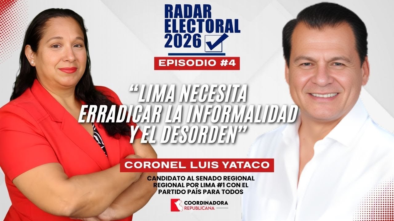 ¿Cómo poner orden en Lima? Luis Yataco responde | Rumbo Electoral 2026