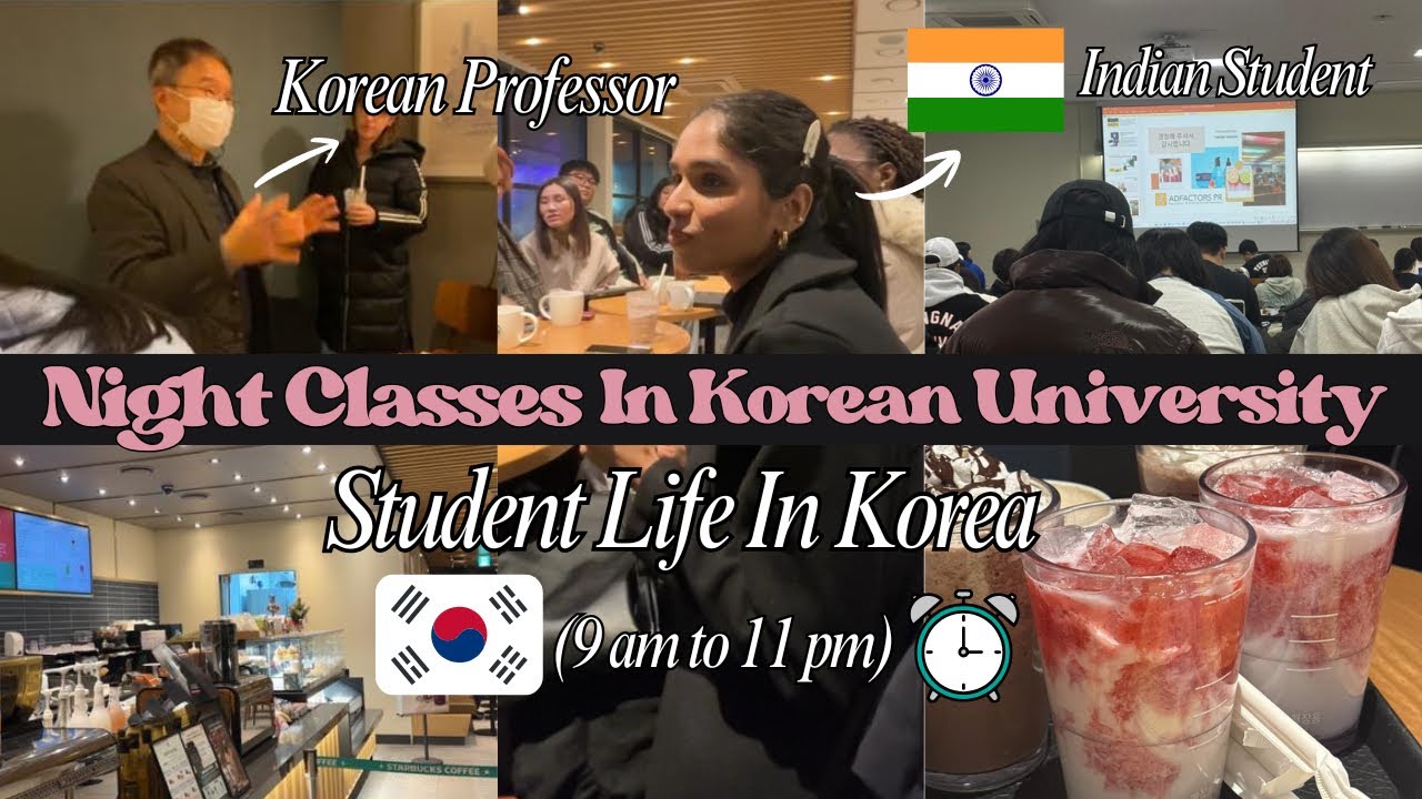 🇰🇷Korean University Night Class Experience | 🇮🇳Indian Student #korea #indian #student 