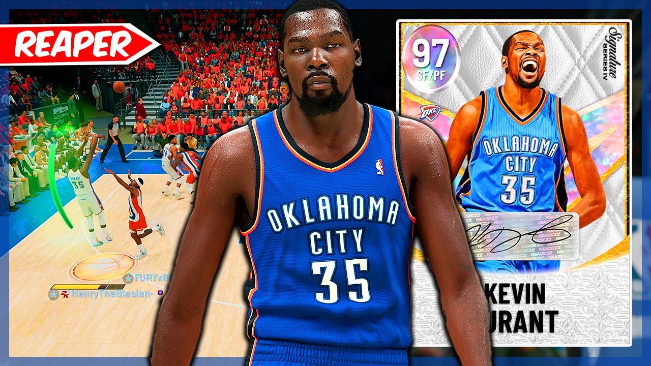 GALAXY OPAL KEVIN DURANT GAMEPLAY! THE BEST SMALL FORWARD IN NBA 2k22 MyTEAM