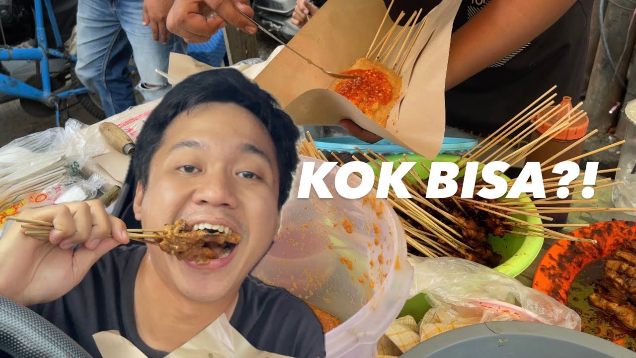 GAK MASUK AKAL!! Sate Pinggir Jalan Ini Punya Sesuatu yang Beda!