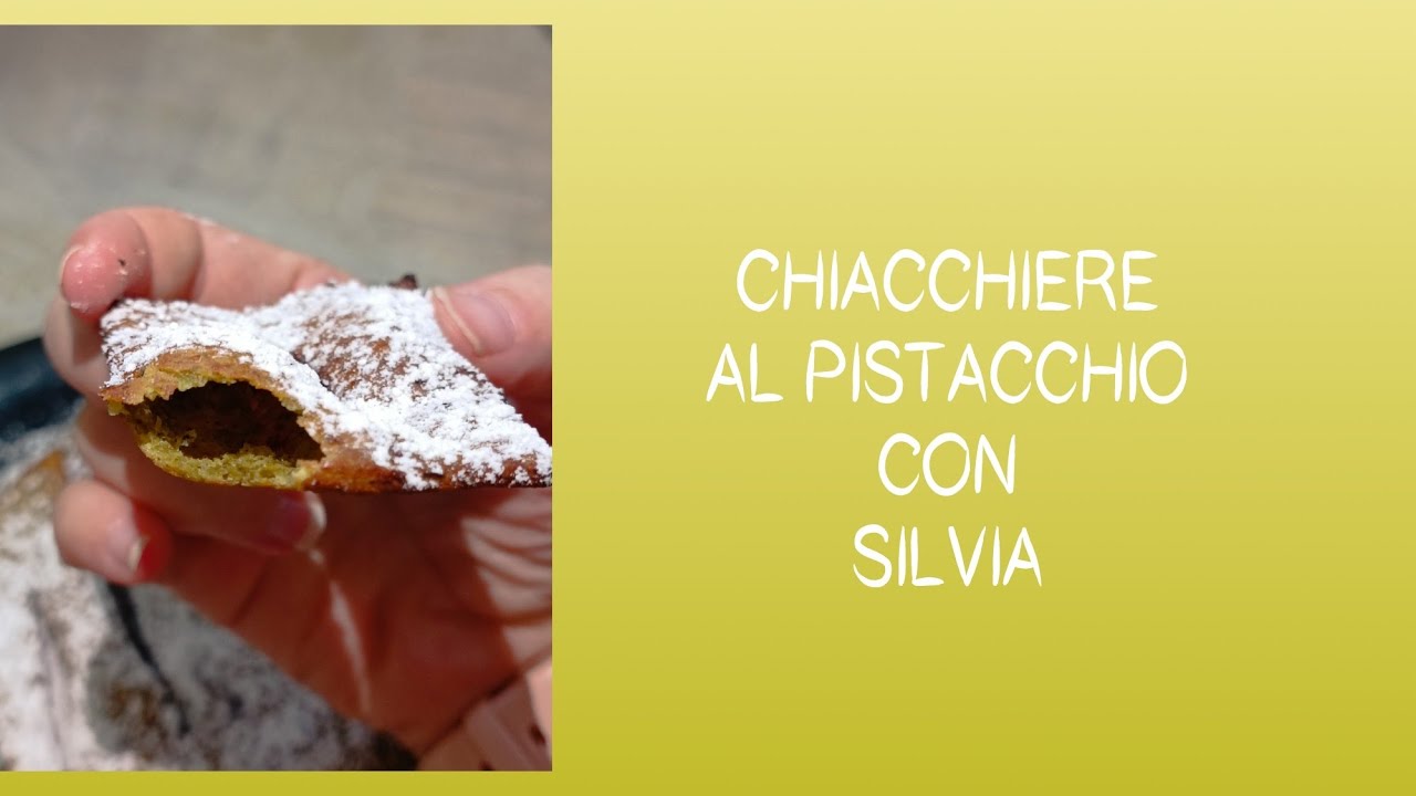 FRIGGITRICE AD ARIA - CHIACCHIERE AL PISTACCHIO