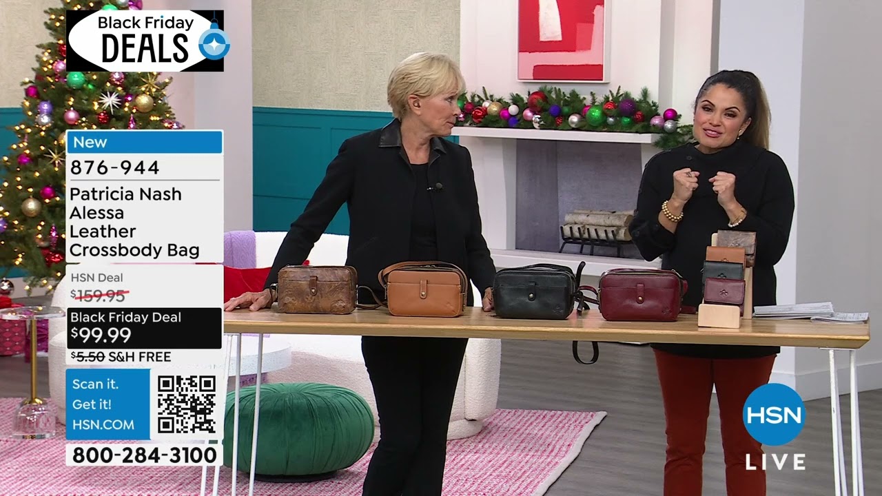 Patricia Nash Alessa Leather Crossbody Bag
