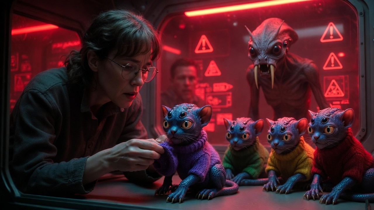 They Wanted to Kill These Alien Monsters… But a Human Turned Them Into Adorable Babies