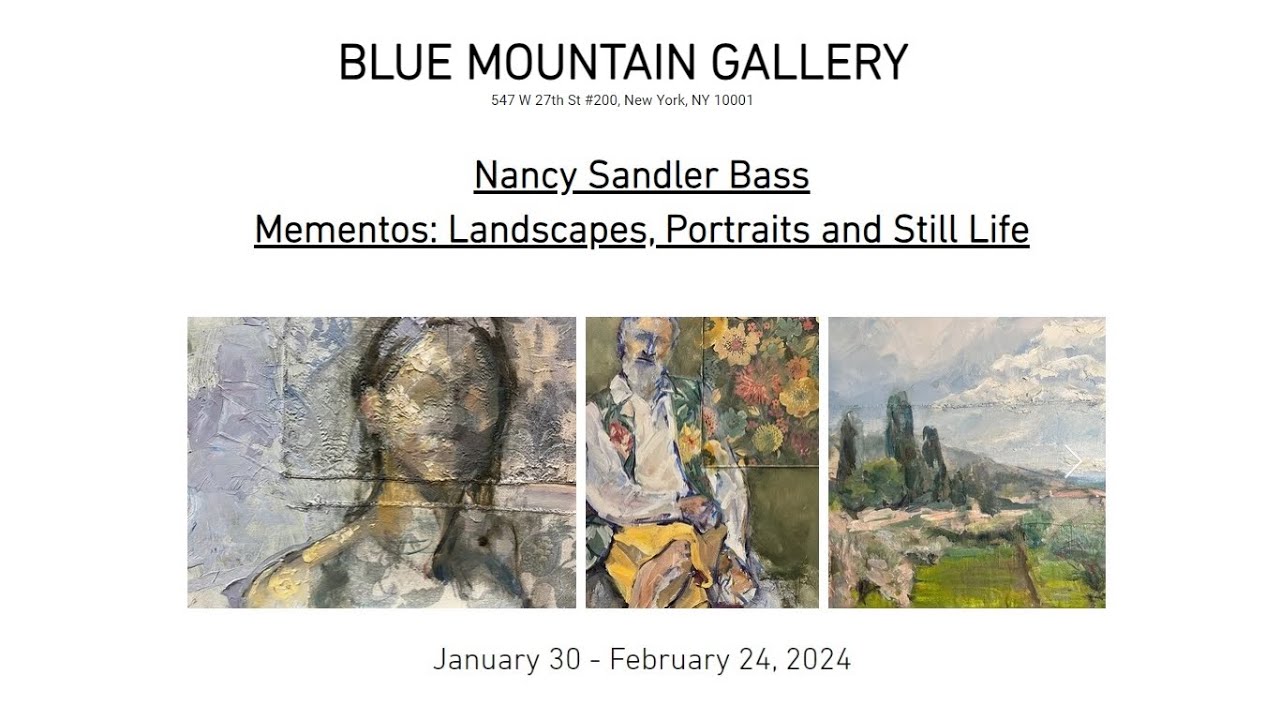 BLUE MOUNTAIN GALLERY - Nancy Sandler Bass