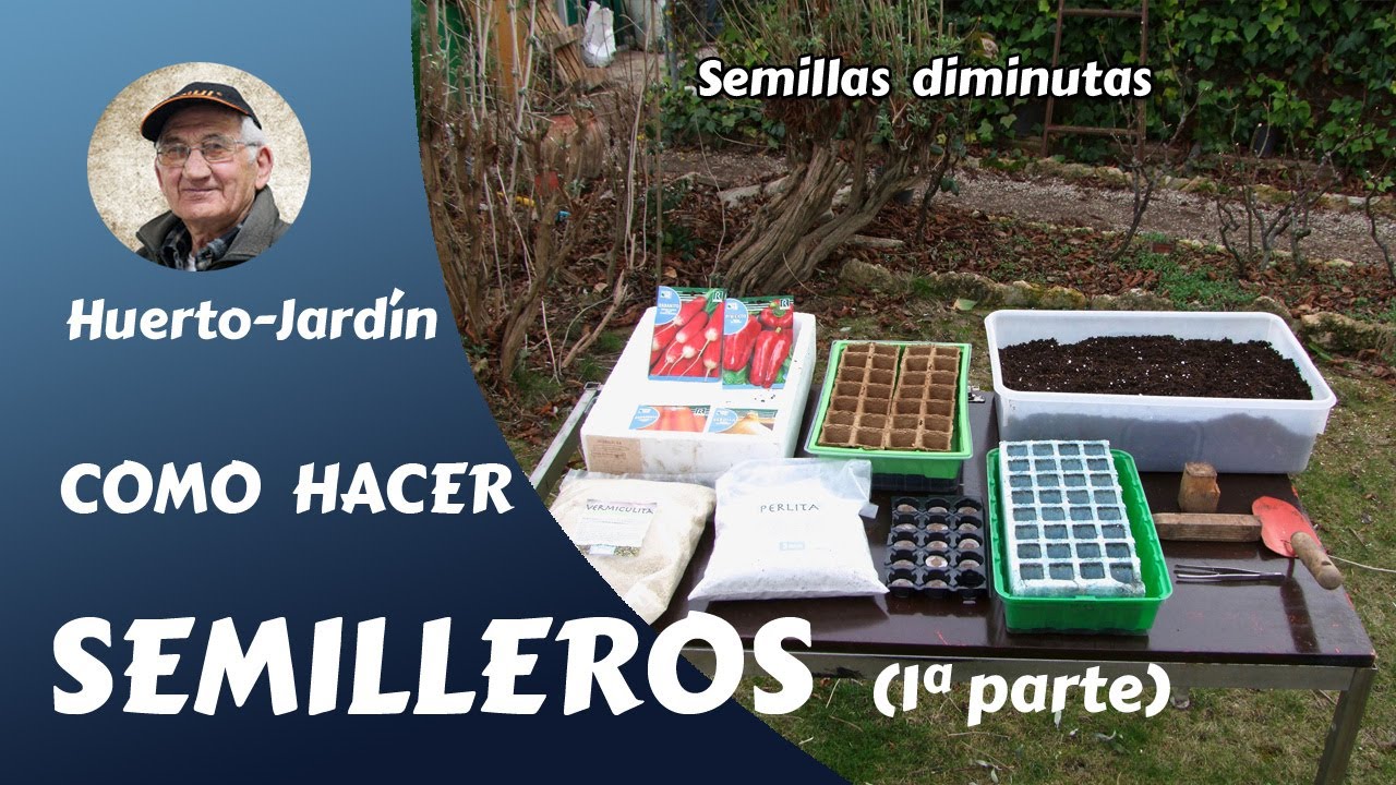 𝗦𝗘𝗠𝗜𝗟𝗟𝗘𝗥𝗢𝗦: Cómo hacer semilleros en casa. Huerto y jardín.
