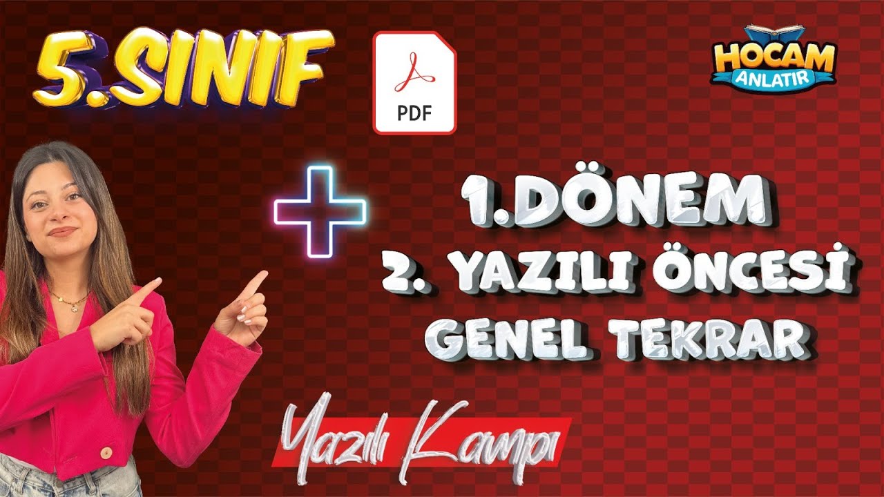5. Sınıf Sosyal Bilgiler | 1. Dönem 2. Yazılı Genel Tekrar #5sınıf #2026