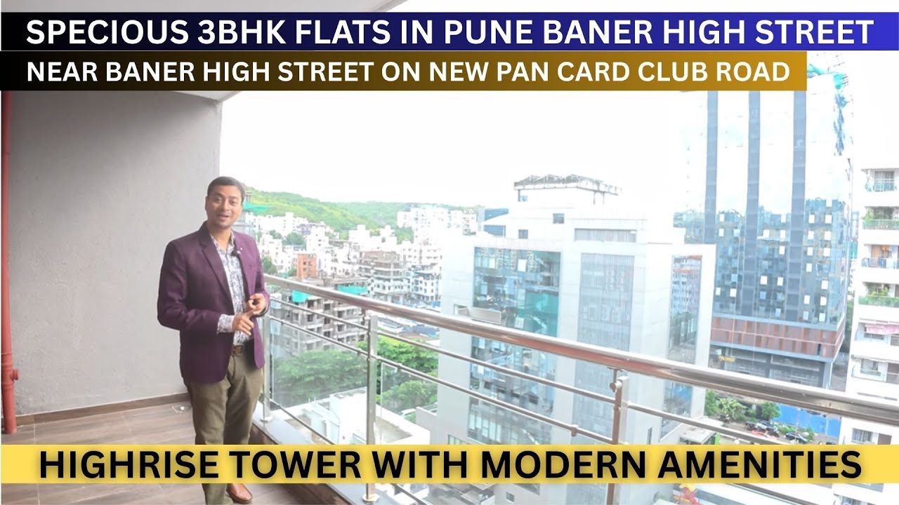 Premium 3bhk Flats In Baner On Pan Card Club Road 📞8100293325 | Flats In Pune
