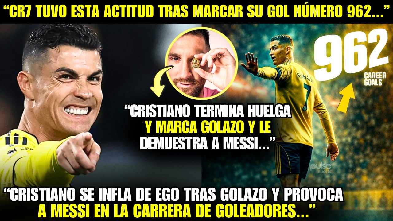 😱¡VAYA! ¡MIRA EL VERDADERO MOTIVO DE LA HUELGA DE CRISTIANO QUE PROVOCA A MESSI EN SU REGRESO!