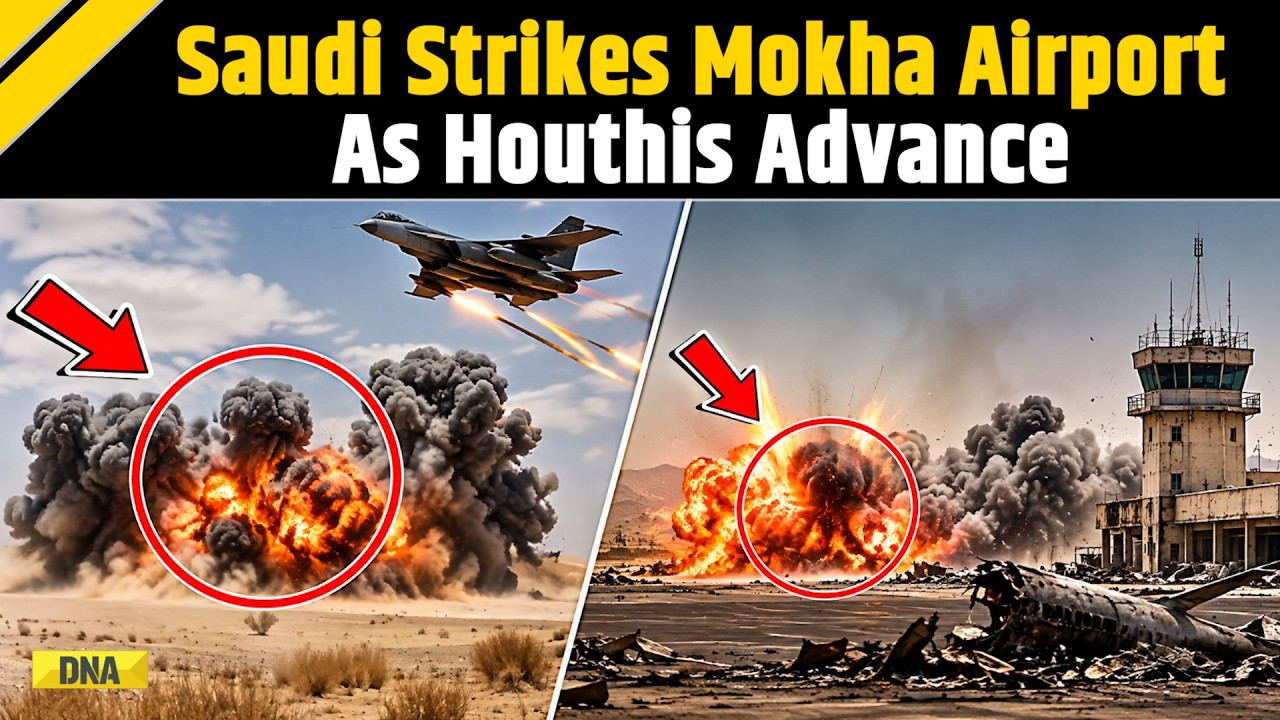 Saudi Houthis Conflict: Saudi Strikes Mokha Airport As Houthi Advance Rattles Red Sea Shipping