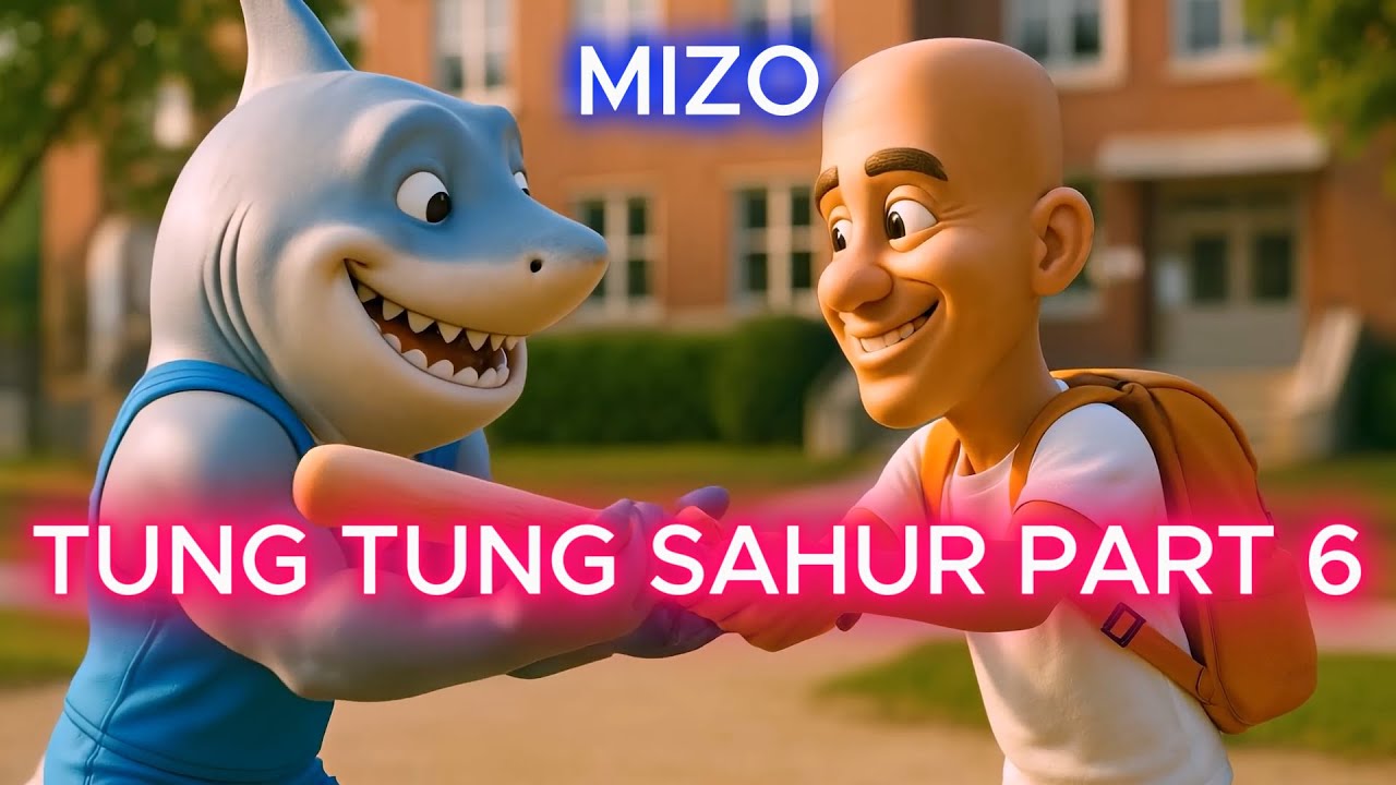 TUNG TUNG SAHUR  PART 6  MIZO CARTOON #tungtungtungsahur