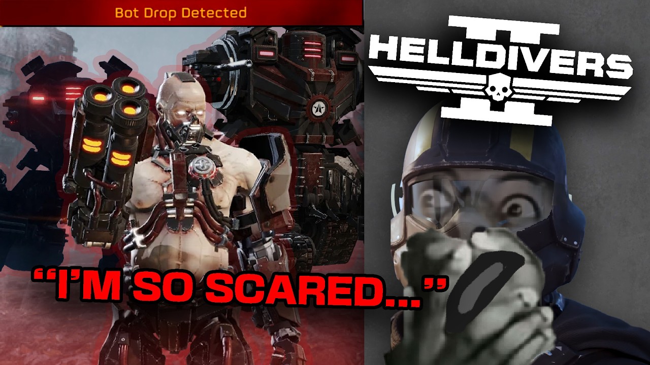 3 idiots try to SURVIVE on CYBERSTAN in the NEW Helldivers 2 Update...