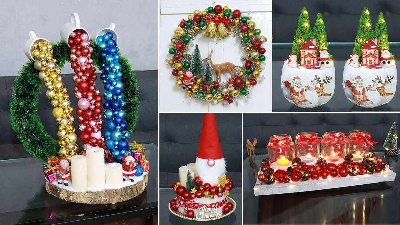 10 Beautifull Christmas Decoration Ideas 2022, Centerpiece,door hanger