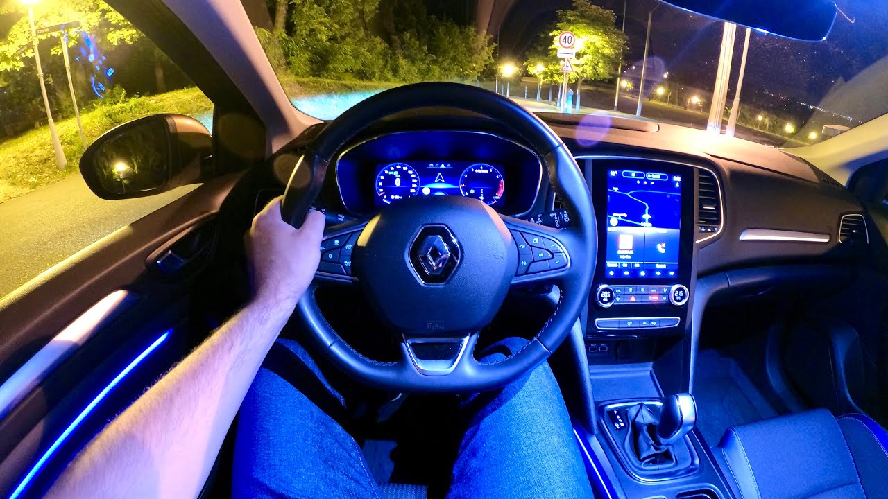Новый RENAULT MEGANE 2021 (Facelift) - тест-драйв NIGHT POV и полный ОБЗОР (TCe 140 EDC)