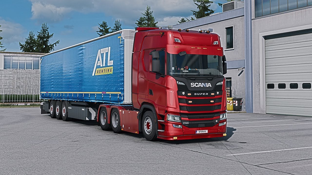 ETS2 1.57 Realistic Driving | Jan Volmer Scania NG R770 V8 Open Pipe Sound | Steering Wheel