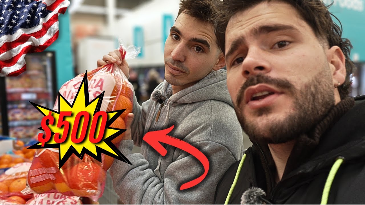 ¿Cuánto CUESTA hacer la COMPRA en Estados Unidos en 2026? GASTE $500 🇺🇸