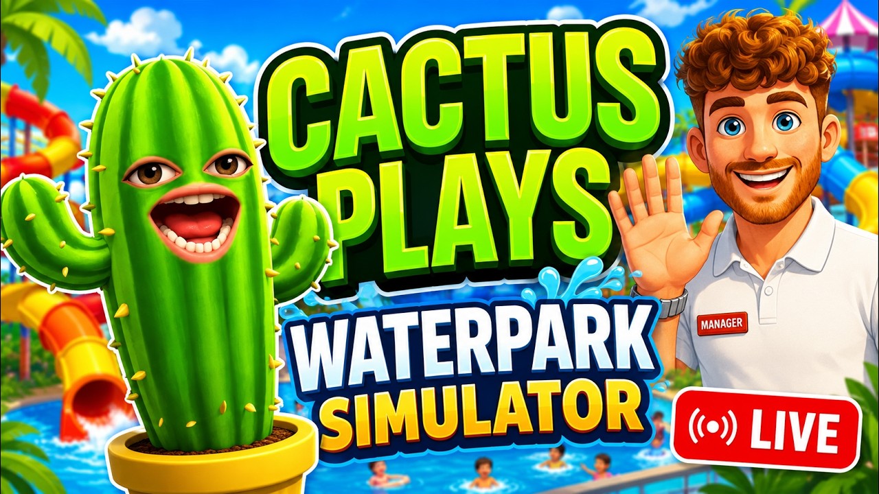🔴Waterpark Simulator FULL RELEASE! 🌊 New Slides, Maps & Pools (Landscape)