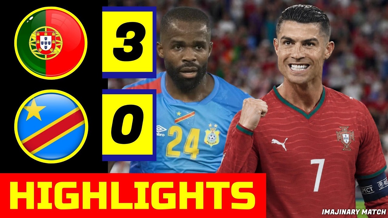 Portugal vs DR Congo &bull; Extended Highlights Super Match 2026 &bull; Cristiano Ronaldo Goals &bull; Illustration