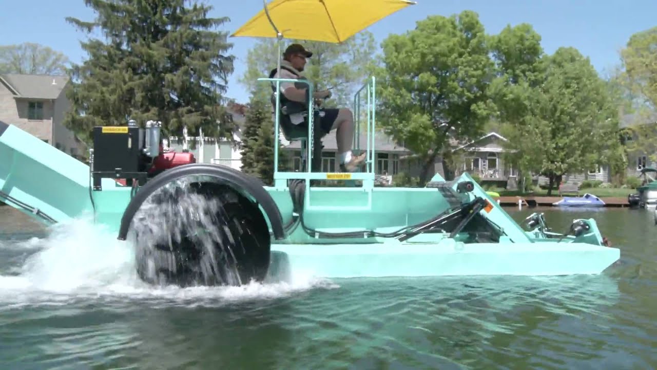 Aquatic Weed Harvester  Inland Lake Harvesters New ILH-Mini-4x4-100