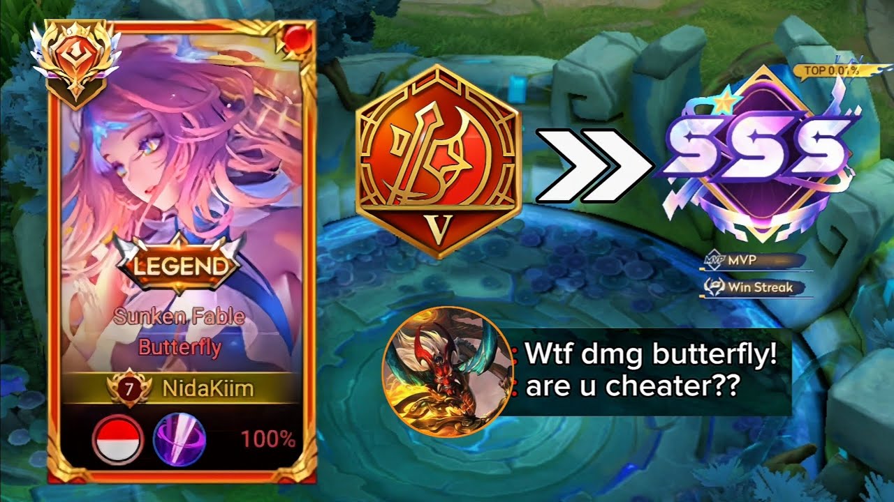 I'M BACK!! HOW TO PLAY BUTTERFLY PERFECTLY? | TOP ASIA BUTTERFLY BEST BUILD & ROTATION! - HOK
