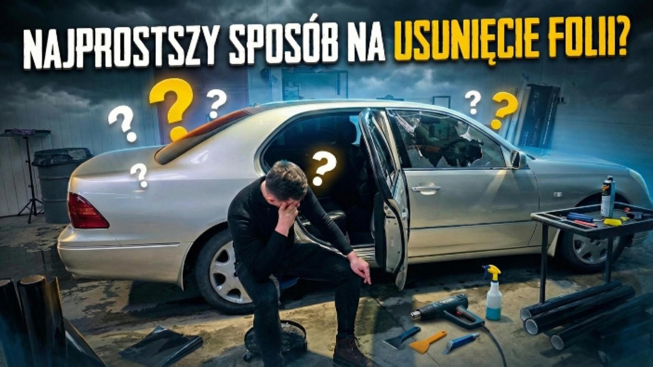 NAJLEPSZA METODA NA USUNIĘCIE FOLII PRZYCIEMNIAJĄCEJ?! HOW TO!