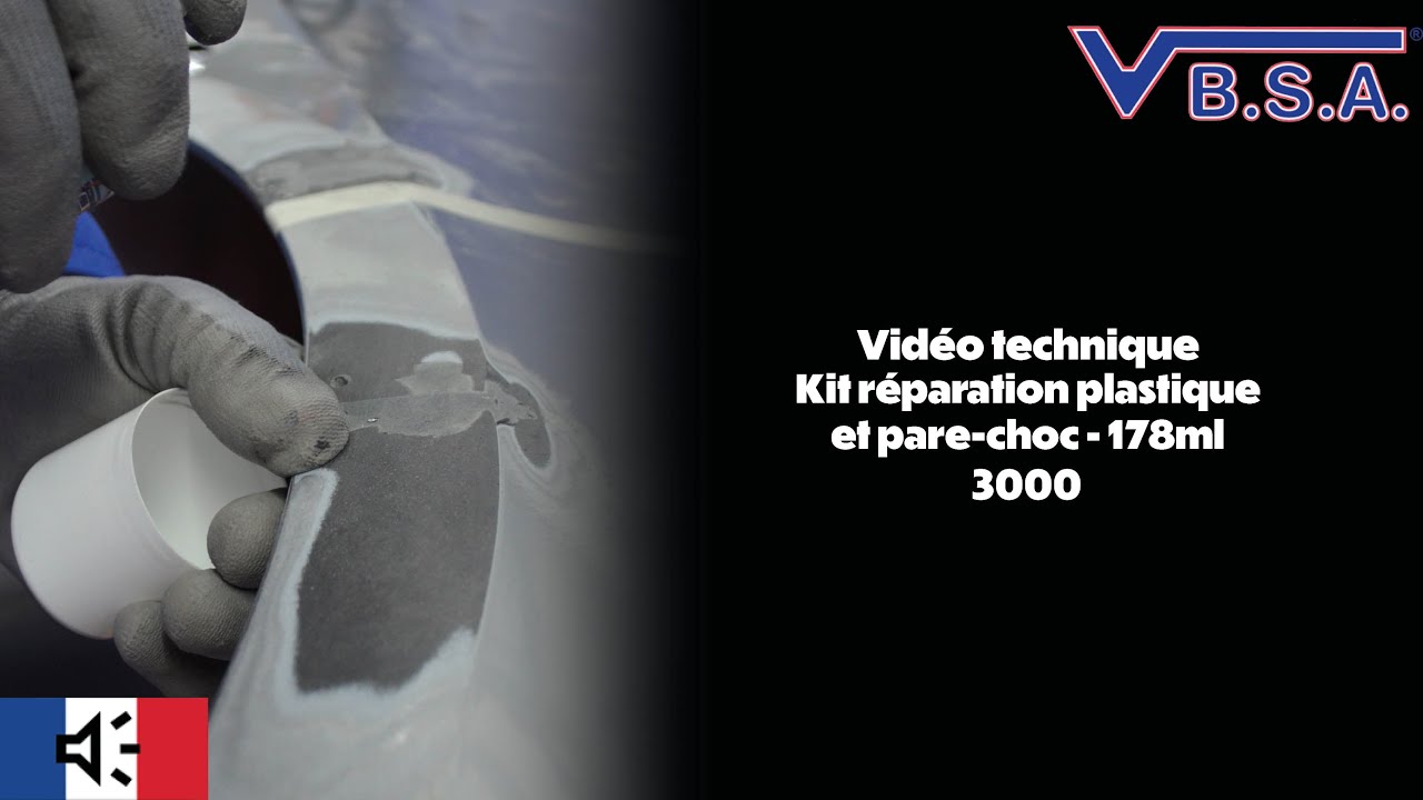 VBSA - Kit réparation plastique et pare-choc 50ml - REF-3000, 4000
