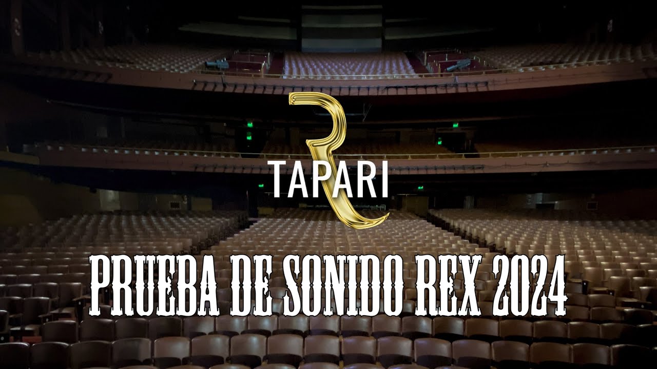 PRUEBA DE SONIDO TEATRO GRAN REX 2024 - RODRIGO TAPARI