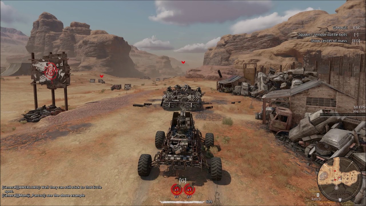 Crossout Game: Harpy Explosion Test