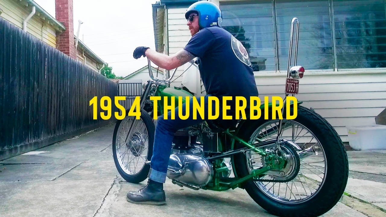 Triumph Thunderbird Bobber Джимми 1954 года