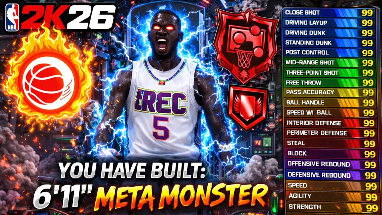  I Built a 6’11 META MONSTER Center in NBA 2K26…