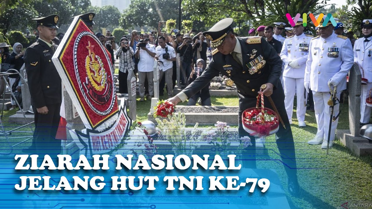 Jelang HUT TNI Ke-79, Panglima TNI Pimpin Upacara dan Ziarah ke TMPN Kalibata