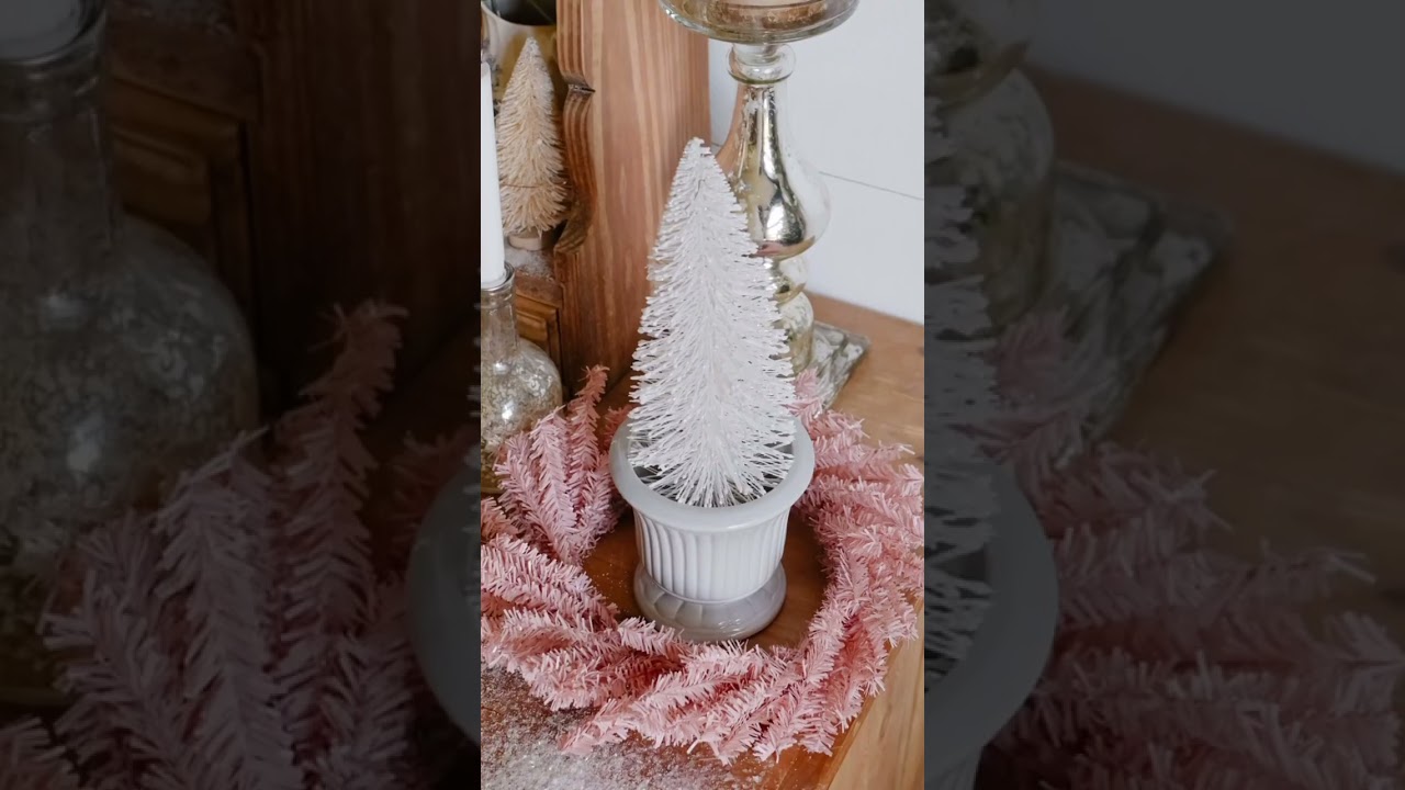 Cheap & Easy way to add PINK CHRISTMAS DECOR | BLUSH PINK & GOLD THEME!!