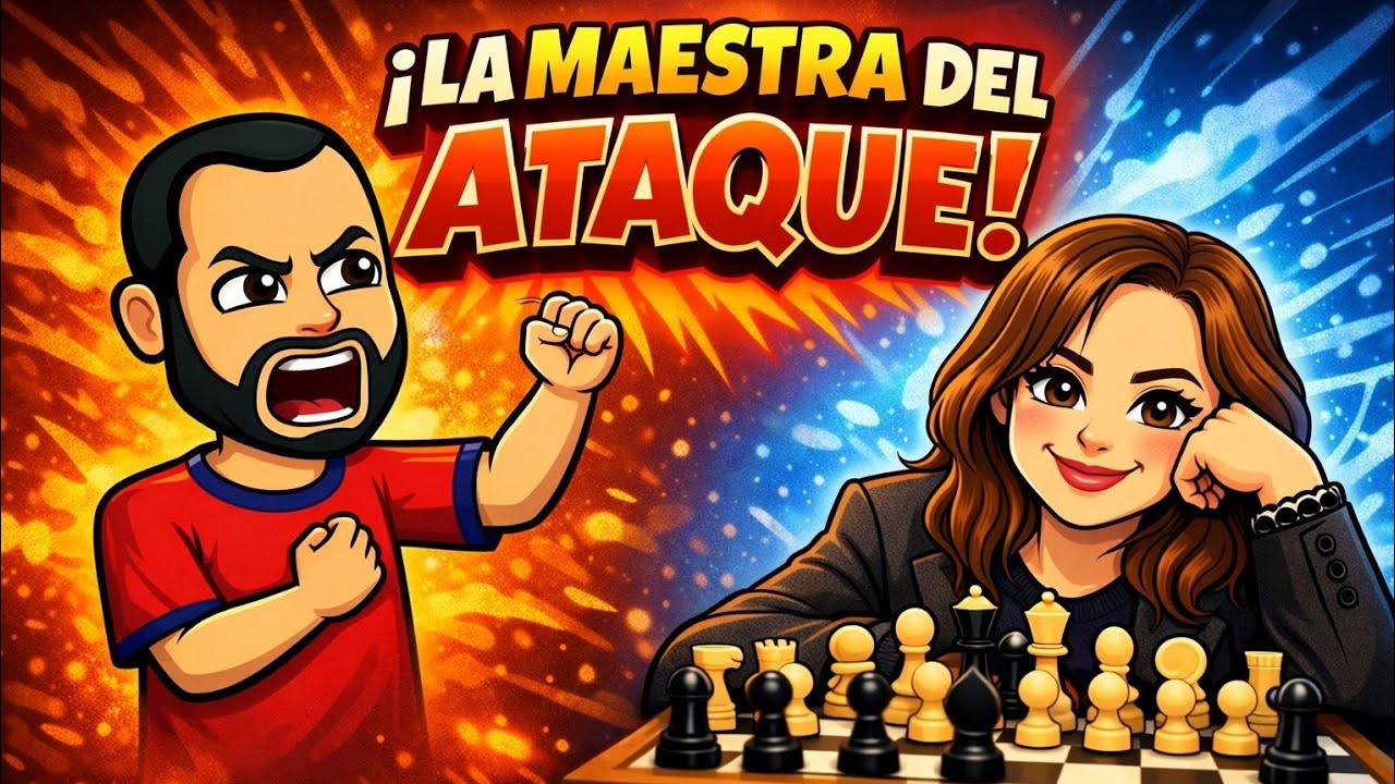 La INICIATIVA no se suelta 🔥 Polgar destroza con el Gambito Benko