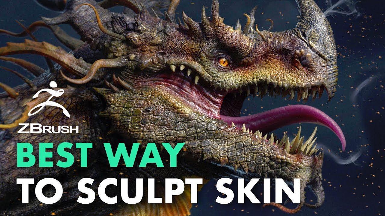 The Best Way to Sculpt Skin in ZBrush - FlippedNormals Skin Kit