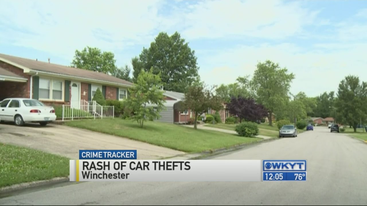 Winchester Police investigating several car break-ins
