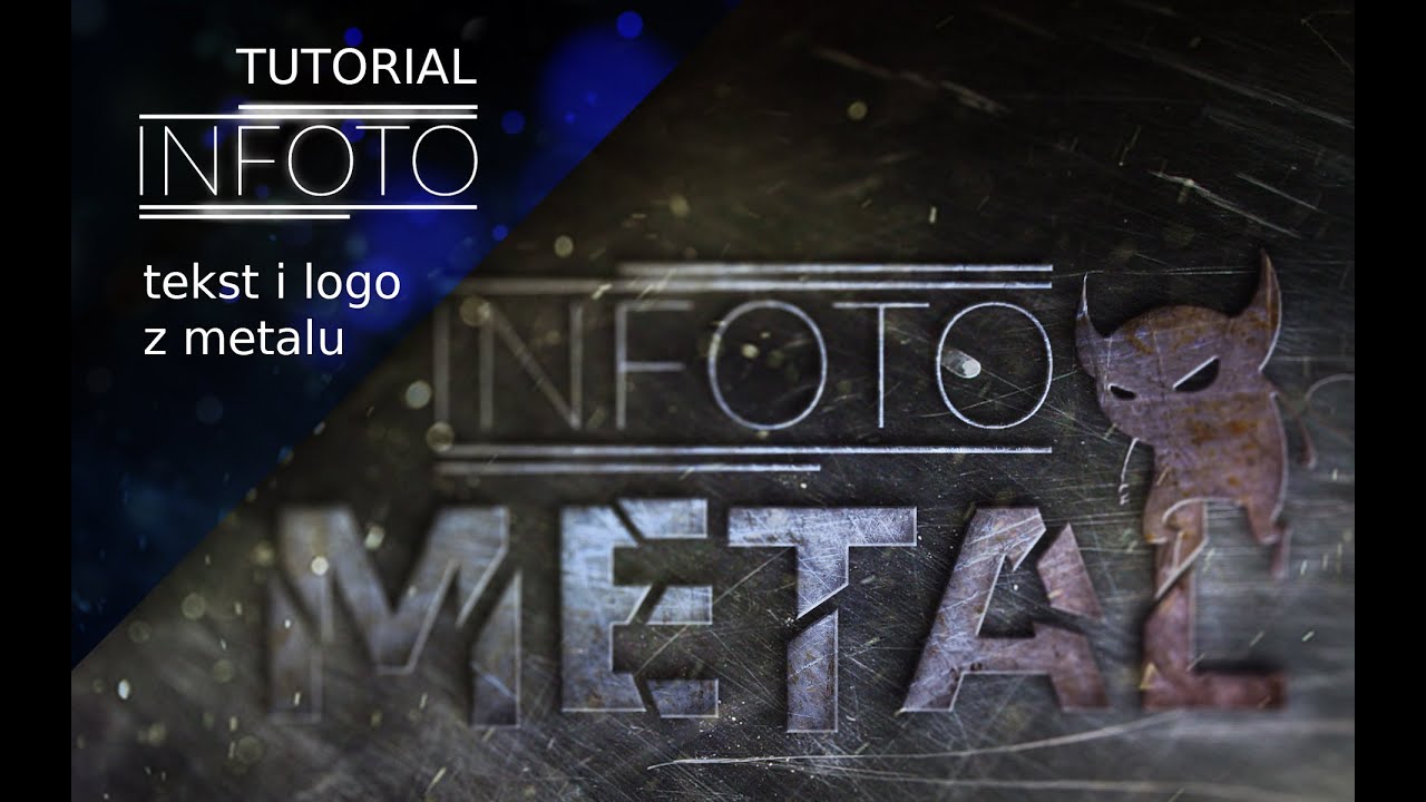 Jak zrobić logo i tekat z metalu w Adobe Photoshop