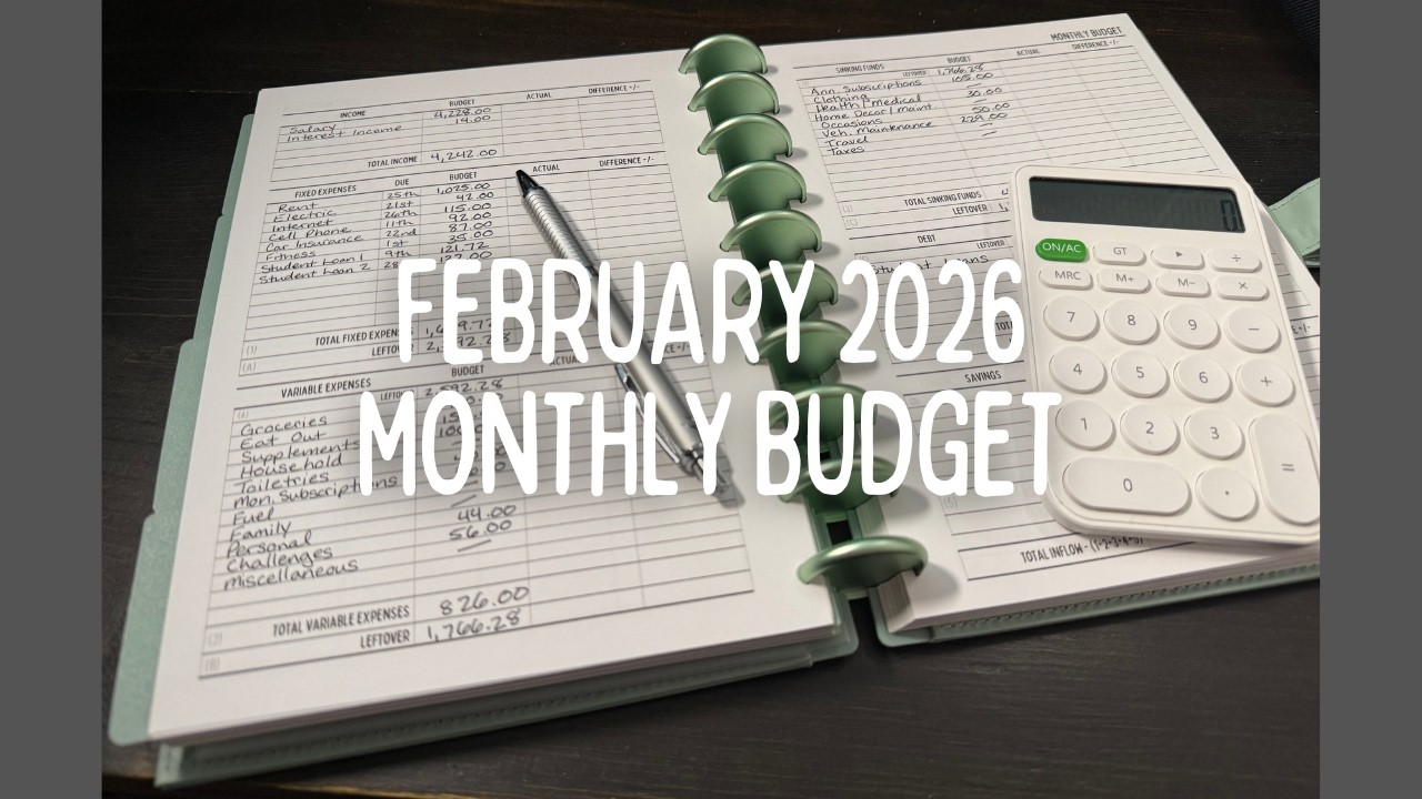 February Money Plan Revealed | Full Budget Breakdown