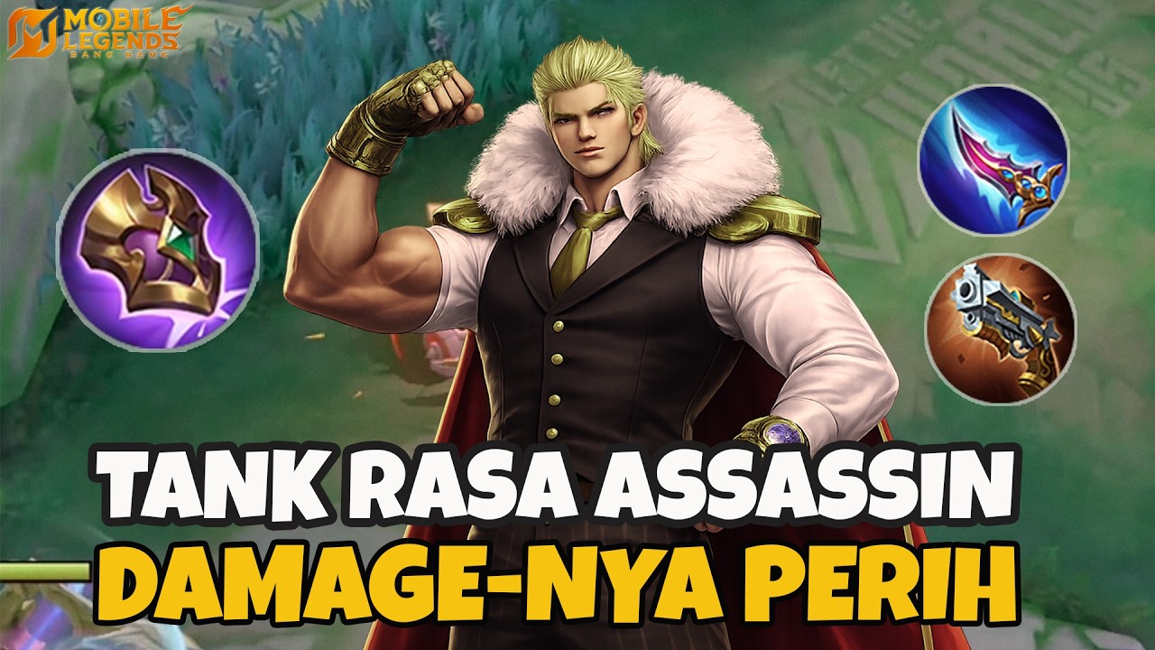 Build Tigreal Hybrid! Tebal Tapi Damage Ngeri! 😱 | MLBB