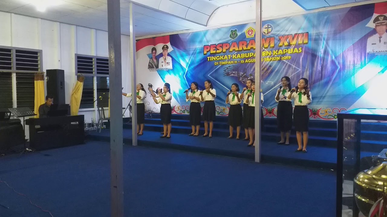 Vokal Group - Berkumandang Suara Dari Seberang - Arr.Onward S.F.Tandang - Pesparawi XVII Kab.Kapuas