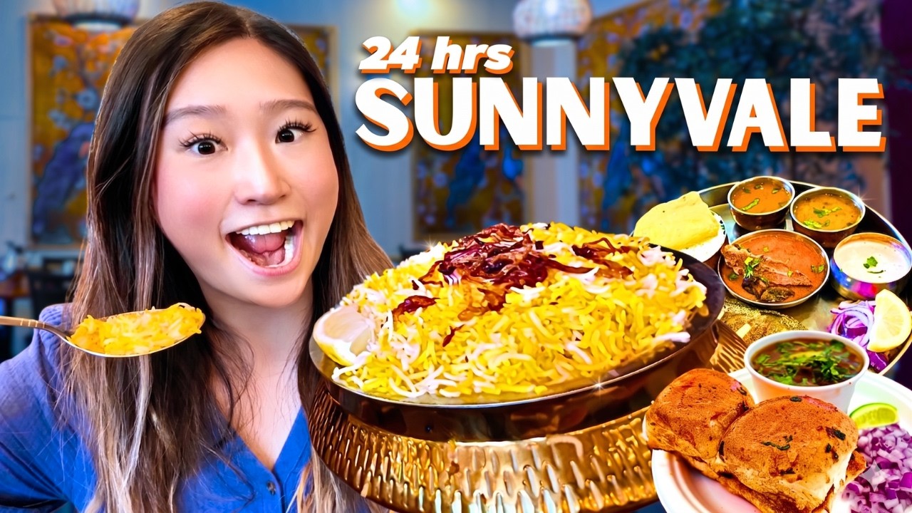 24 ЧАСА еды в САННИВЕЙЛЕ ☀️ Лучшая индийская кухня в Кремниевой долине: Часть 2