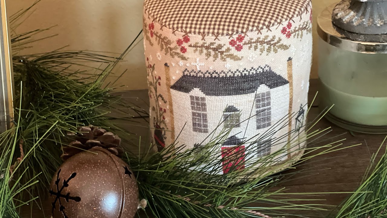 FlossTube 100: Major finishes, my Christmas house tour & visiting Biltmore, Gingerbread contest.