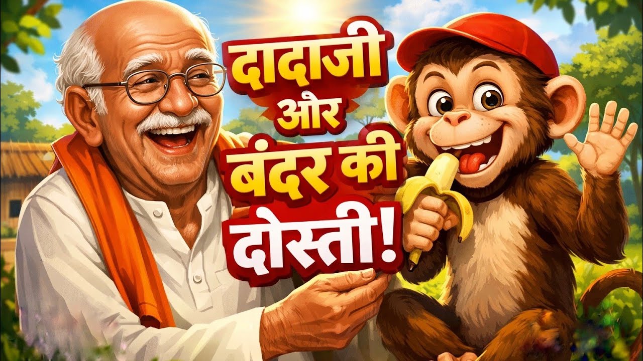 दादाजी और बंदर की अनोखी दोस्ती | एक दिल छू लेने वाली कहानी 