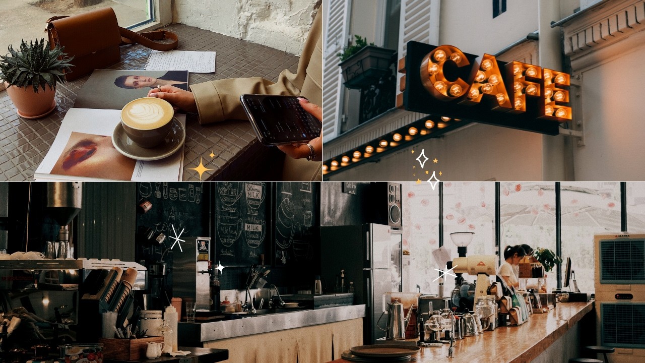Rainy Cafe Ambience-Cozy Coffee Shop Sounds for Study, Sleep & Relaxation☕
