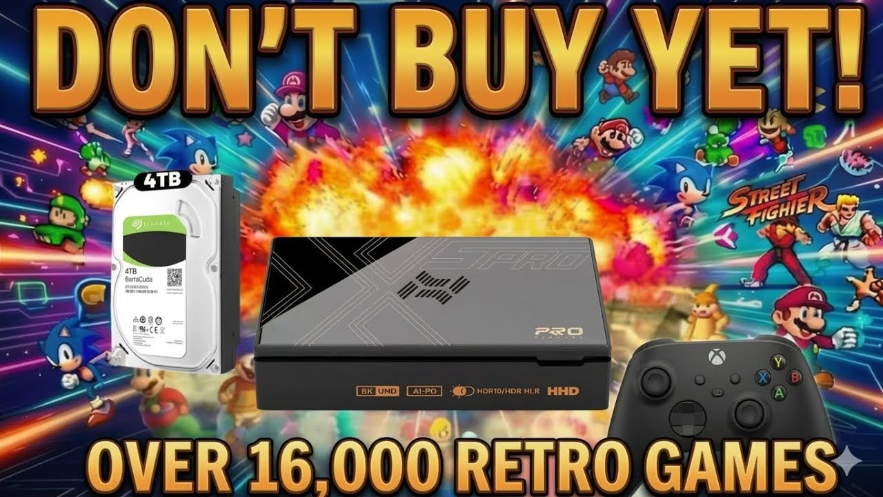 16,000+ Games In ONE Box! Kinhank Super Console X5 Pro Unboxing & Review