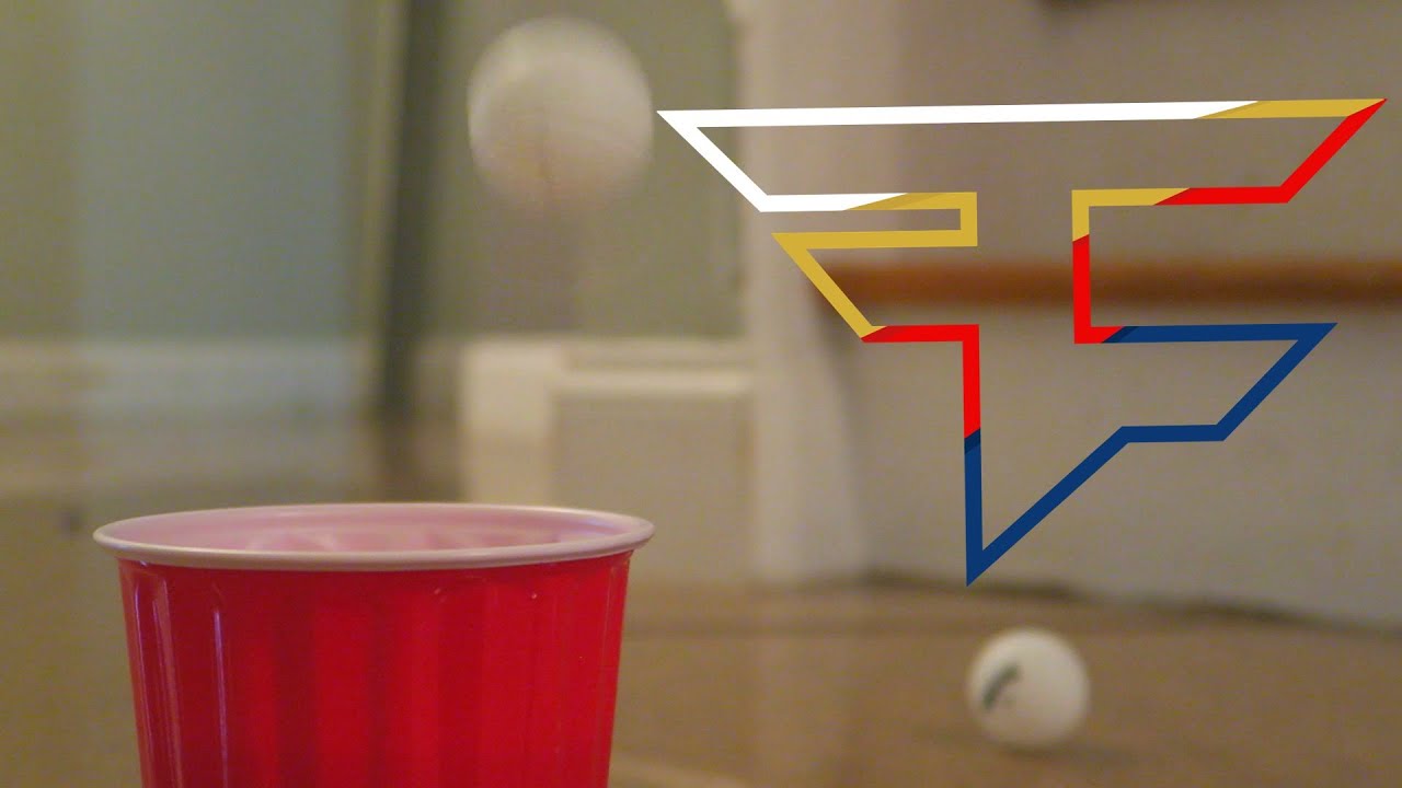 FAZE HOUSE PING PONG TRICKSHOTS