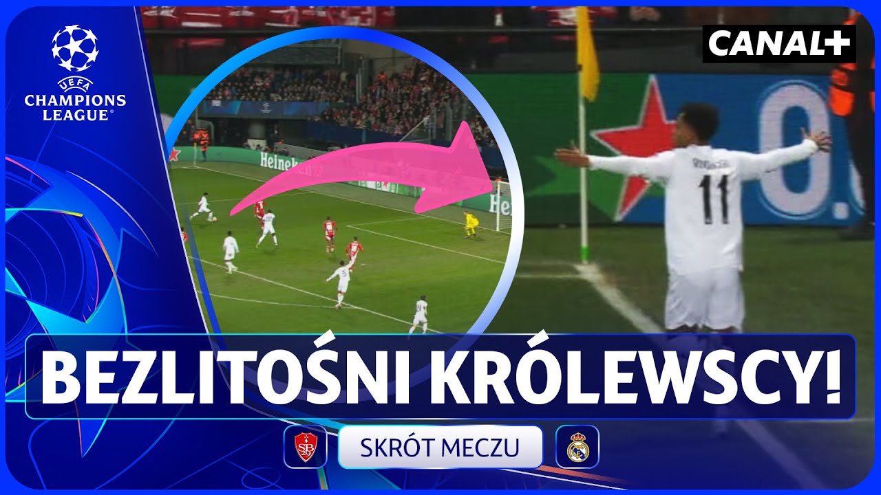 BREST ATAKOWAŁ, REAL WYPUNKTOWAŁ! STADE BRESTOIS 29 - REAL MADRYT, SKRÓT